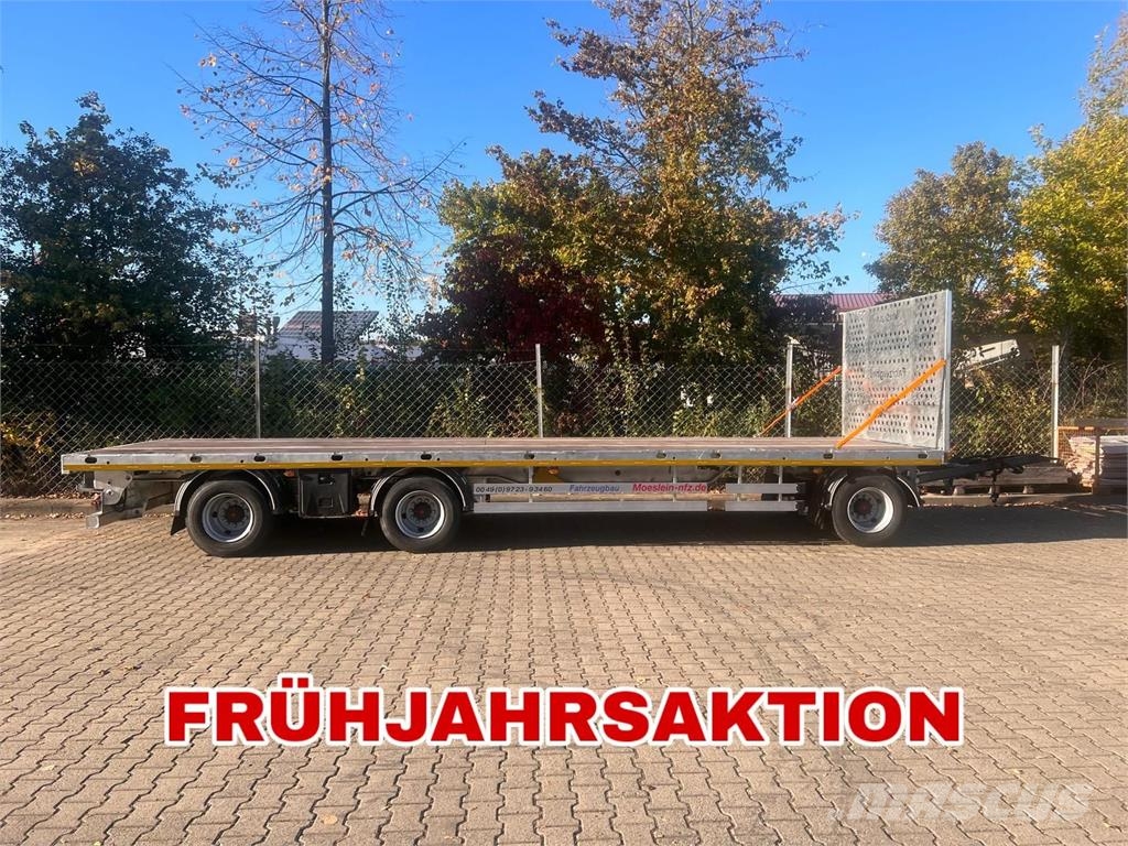 Möslein T 3 Plato 8,6 m 3 Achs Jumbo- Plato- Anhänger 8,6 Anhænger med lad/Flatbed