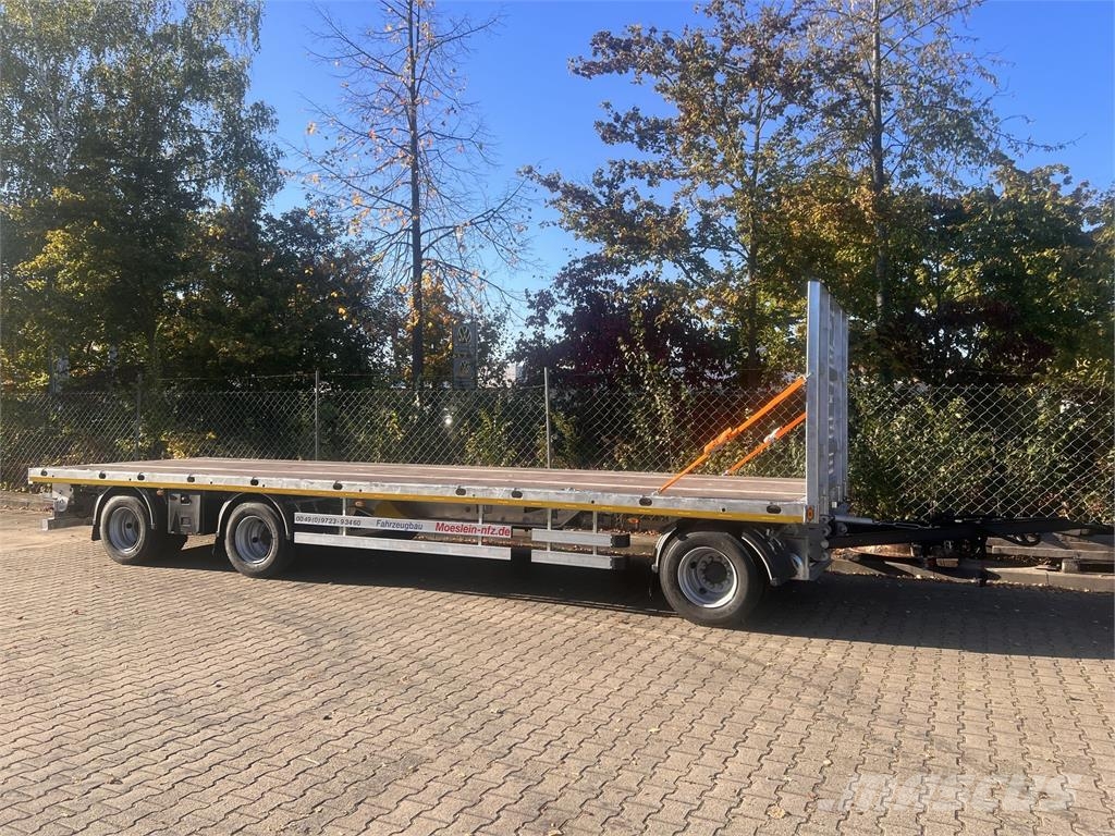 Möslein T 3 Plato 8,6 m 3 Achs Jumbo- Plato- Anhänger 8,6 Anhænger med lad/Flatbed