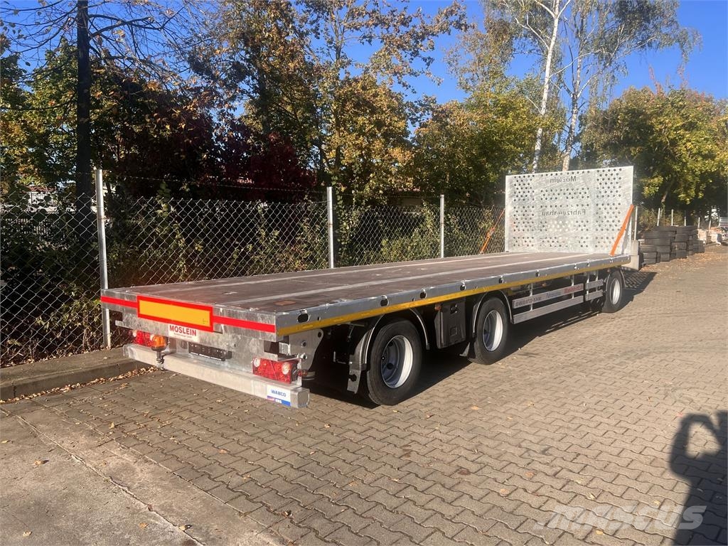 Möslein T 3 Plato 8,6 m 3 Achs Jumbo- Plato- Anhänger 8,6 Anhænger med lad/Flatbed