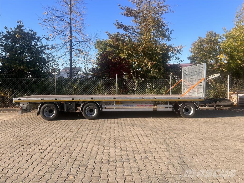 Möslein T 3 Plato 8,6 m 3 Achs Jumbo- Plato- Anhänger 8,6 Anhænger med lad/Flatbed