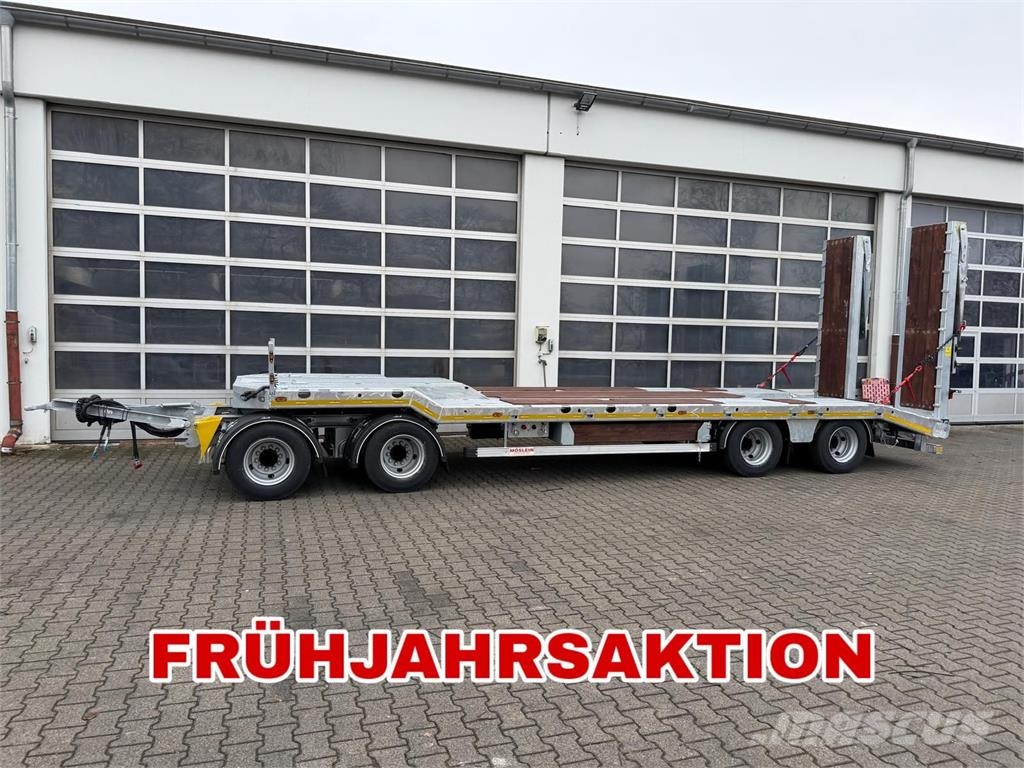 Möslein T 4 VB H2 neuer 4 Achs Tieflader hydraulischen Ra ローローダー