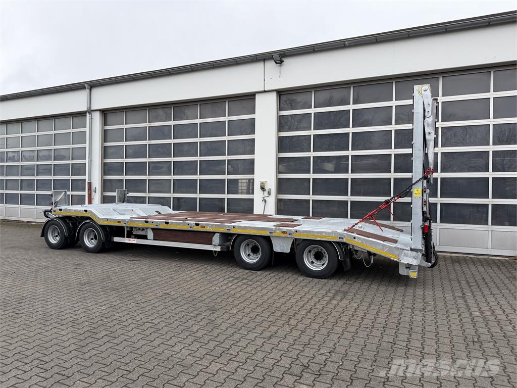 Möslein T 4 VB H2 neuer 4 Achs Tieflader hydraulischen Ra ローローダー