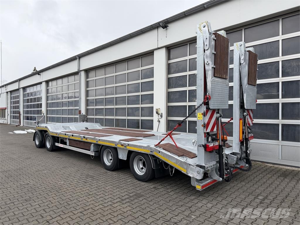 Möslein T 4 VB H2 neuer 4 Achs Tieflader hydraulischen Ra ローローダー