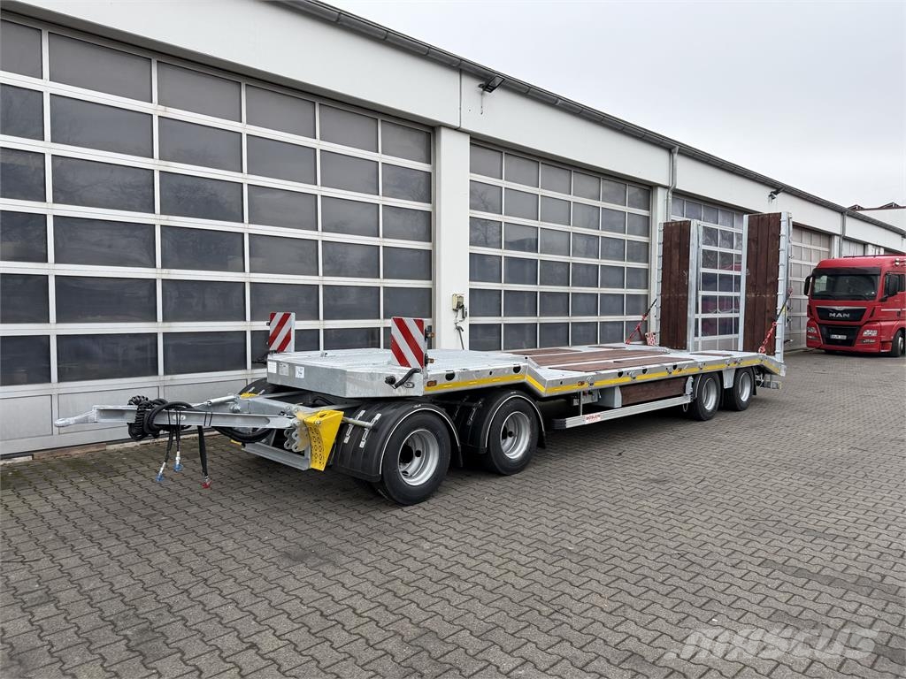 Möslein T 4 VB H2 neuer 4 Achs Tieflader hydraulischen Ra ローローダー