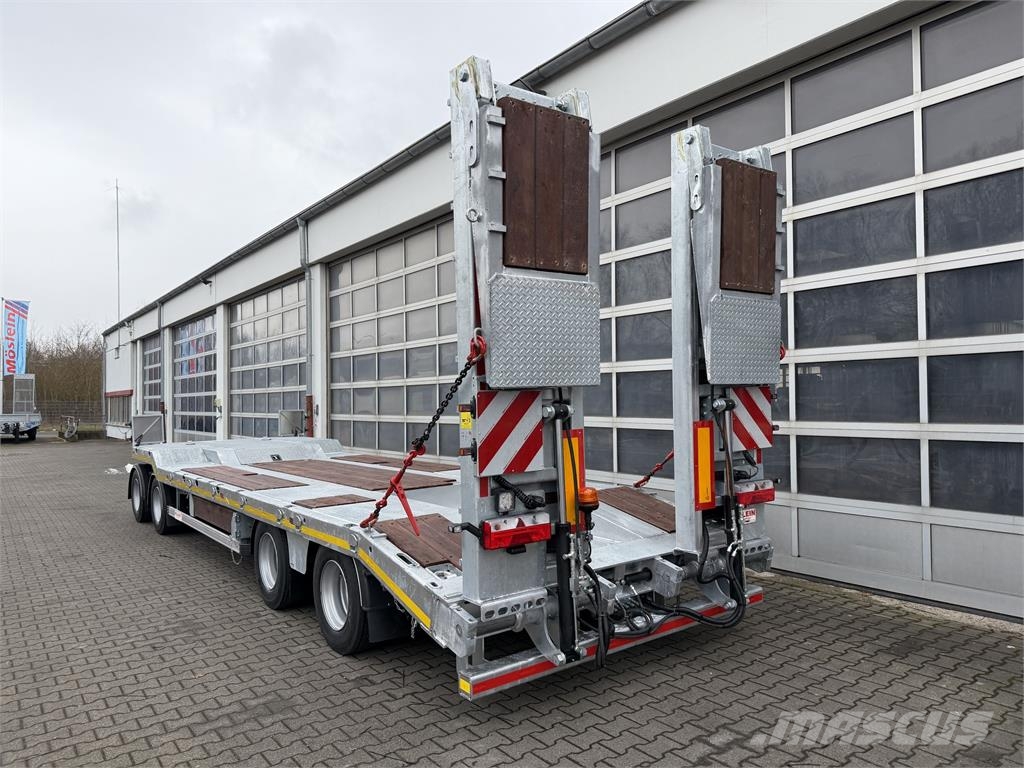 Möslein T 4 VB H2 neuer 4 Achs Tieflader hydraulischen Ra ローローダー