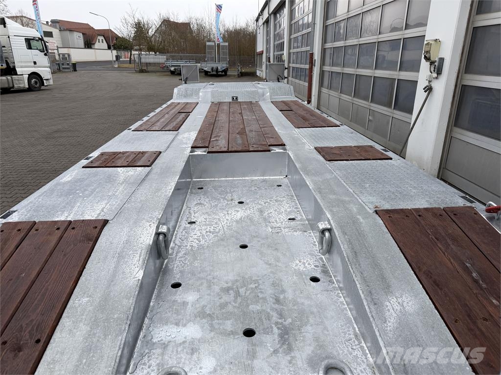Möslein T 4 VB H2 neuer 4 Achs Tieflader hydraulischen Ra ローローダー