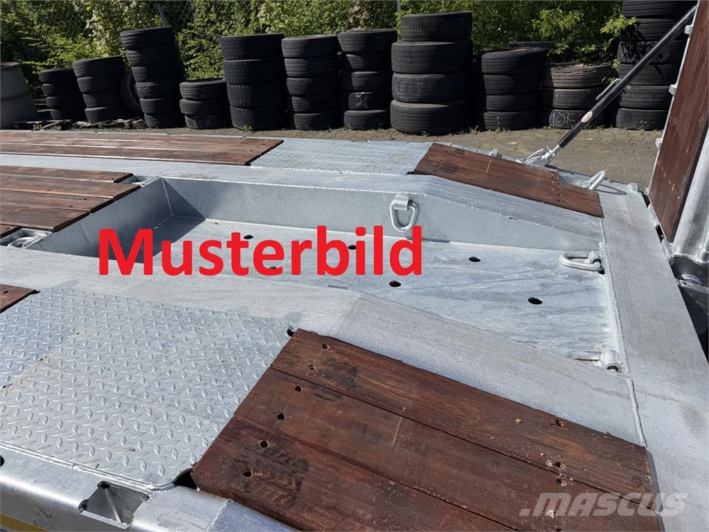 Möslein T2 Plato 8,20 2 Achs Tieflader mit gerader Ladefl Plataformas bajas