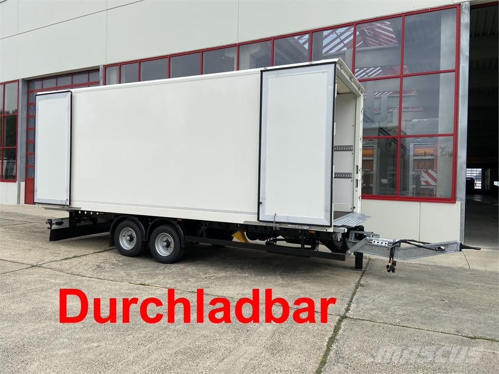 Möslein TKO 105 D 6m weiß Tandem- Koffer, Durchladbar, - Cajas de remolque