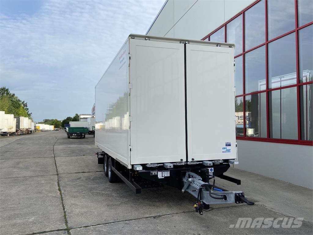 Möslein TKO 105 D 6m weiß Tandem- Koffer, Durchladbar, - Cajas de remolque