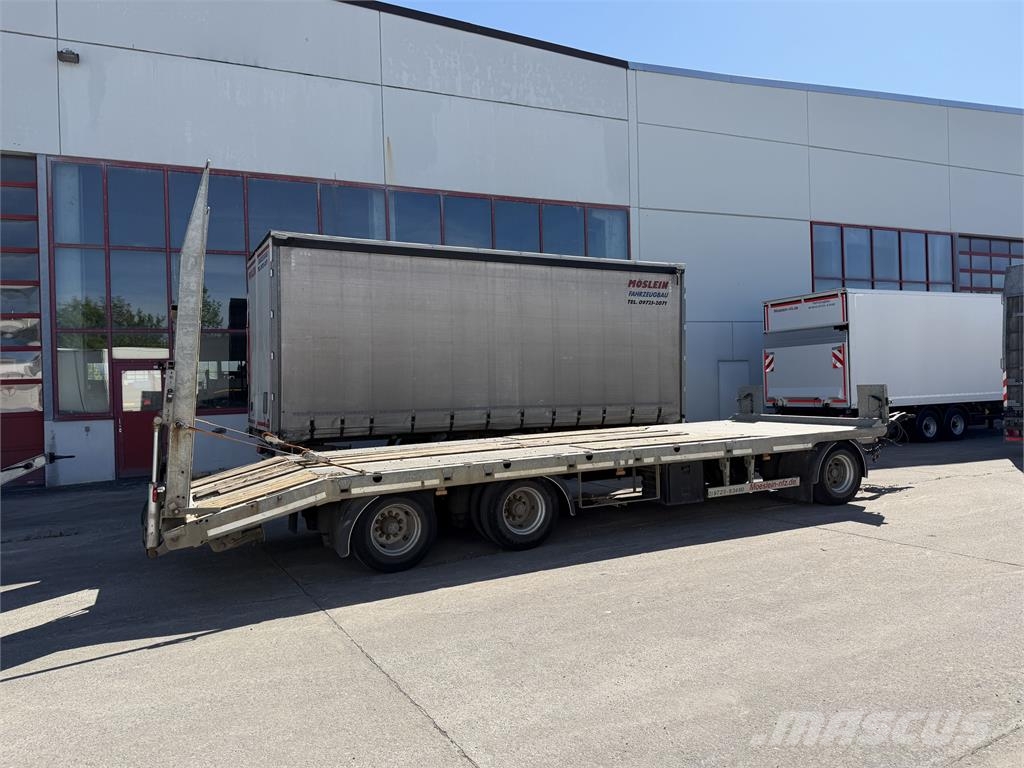Möslein TO 3 Schwebheim 3 Achs Tieflader Plato Plataformas bajas