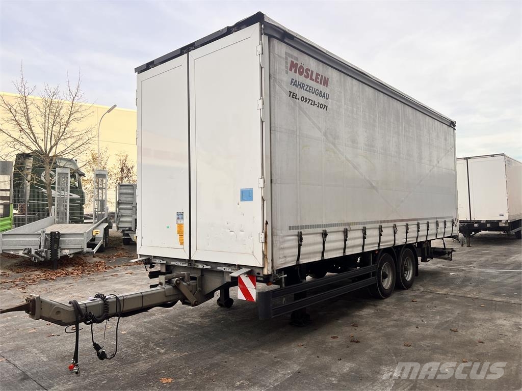 Möslein TPW 105 D 7,30 Tandem- Schiebeplanenanhänger zum Тентовані причепи