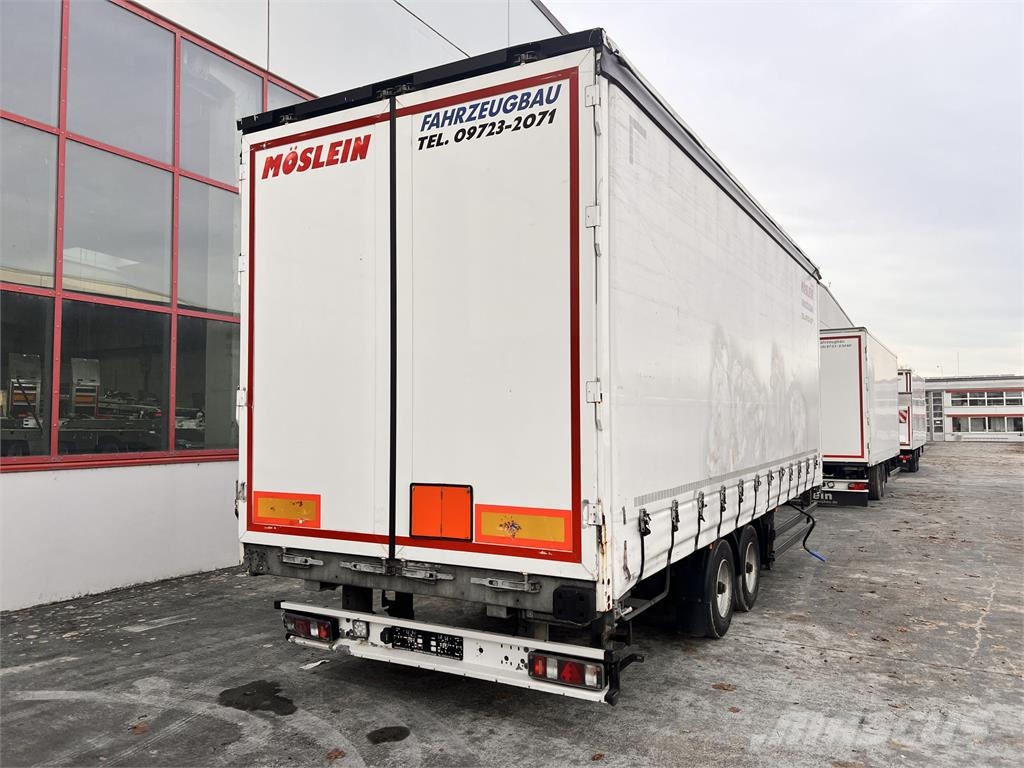 Möslein TPW 105 D 7,30 Tandem- Schiebeplanenanhänger zum Тентовані причепи