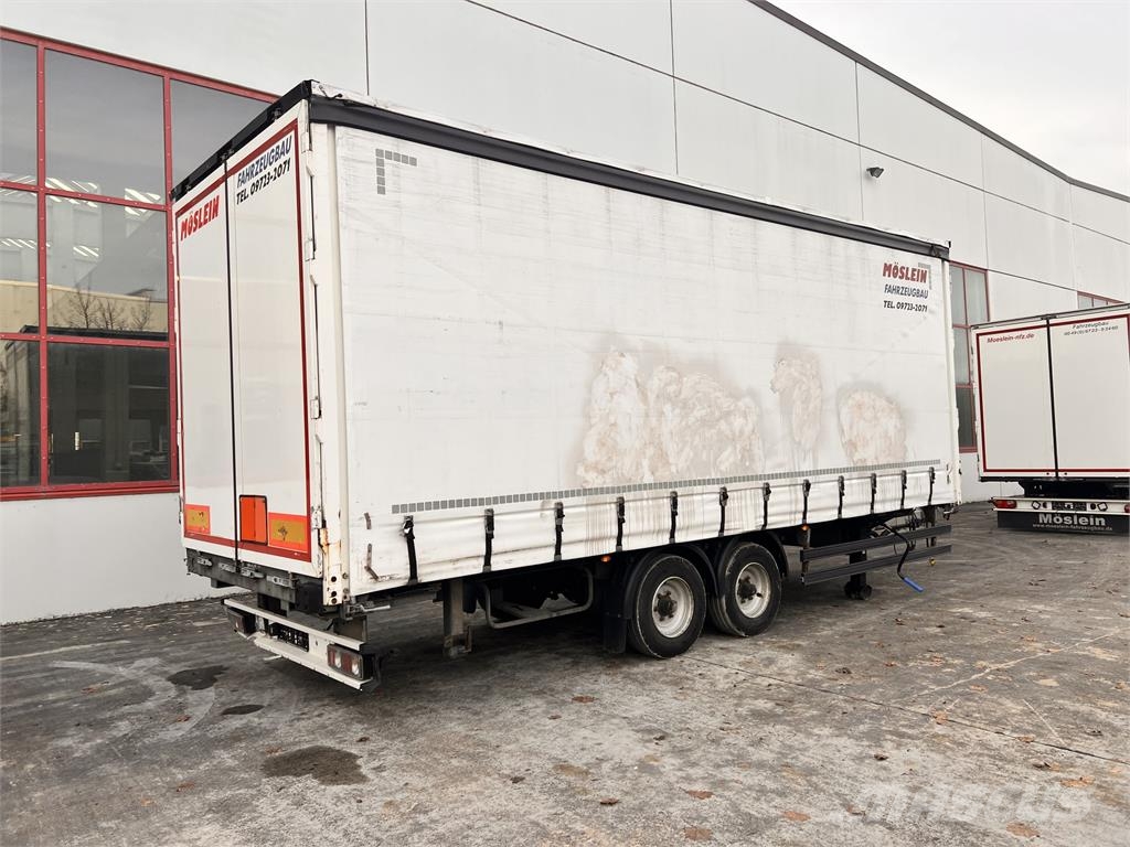 Möslein TPW 105 D 7,30 Tandem- Schiebeplanenanhänger zum Тентовані причепи