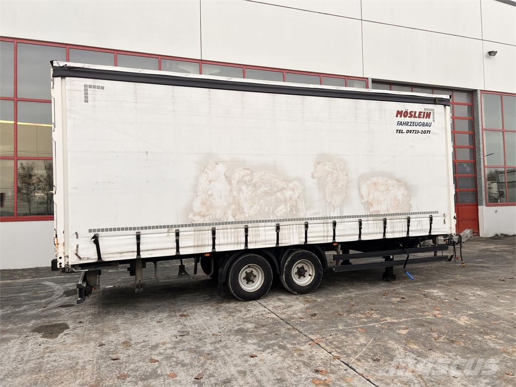 Möslein TPW 105 D 7,30 Tandem- Schiebeplanenanhänger zum Тентовані причепи