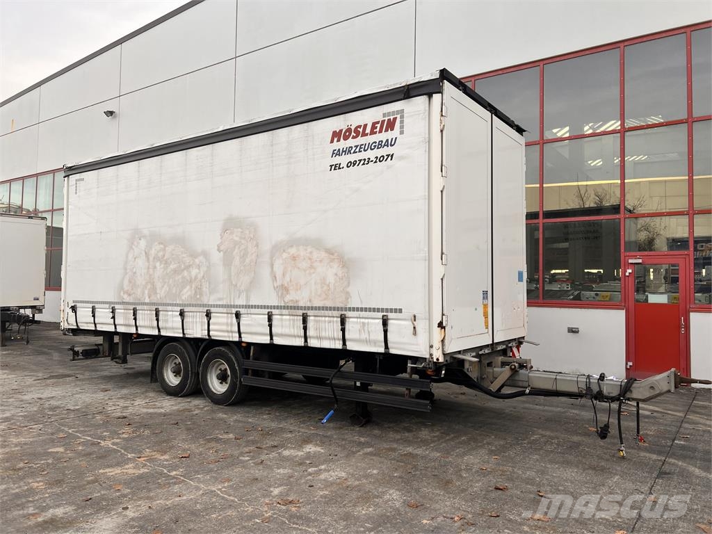 Möslein TPW 105 D 7,30 Tandem- Schiebeplanenanhänger zum Тентовані причепи