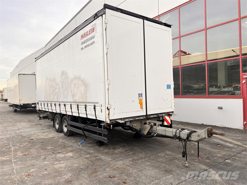 Möslein TPW 105 D 7,30 Tandem- Schiebeplanenanhänger zum Тентовані причепи