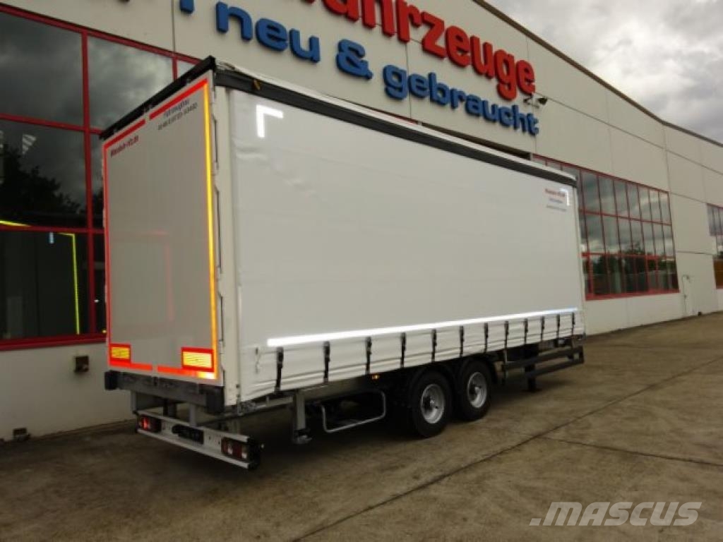 Möslein TPW 105 D Schwebheim Tandem- Planenanhänger Durch مقطورات بغطاء جانبي
