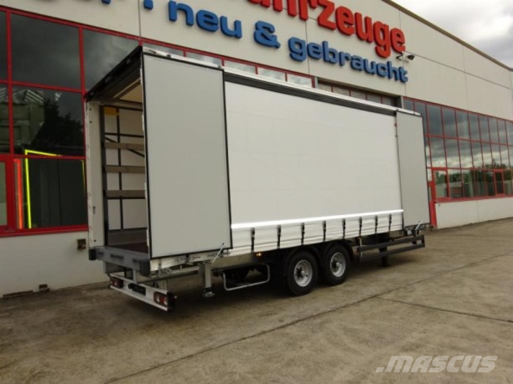 Möslein TPW 105 D Schwebheim Tandem- Planenanhänger Durch مقطورات بغطاء جانبي