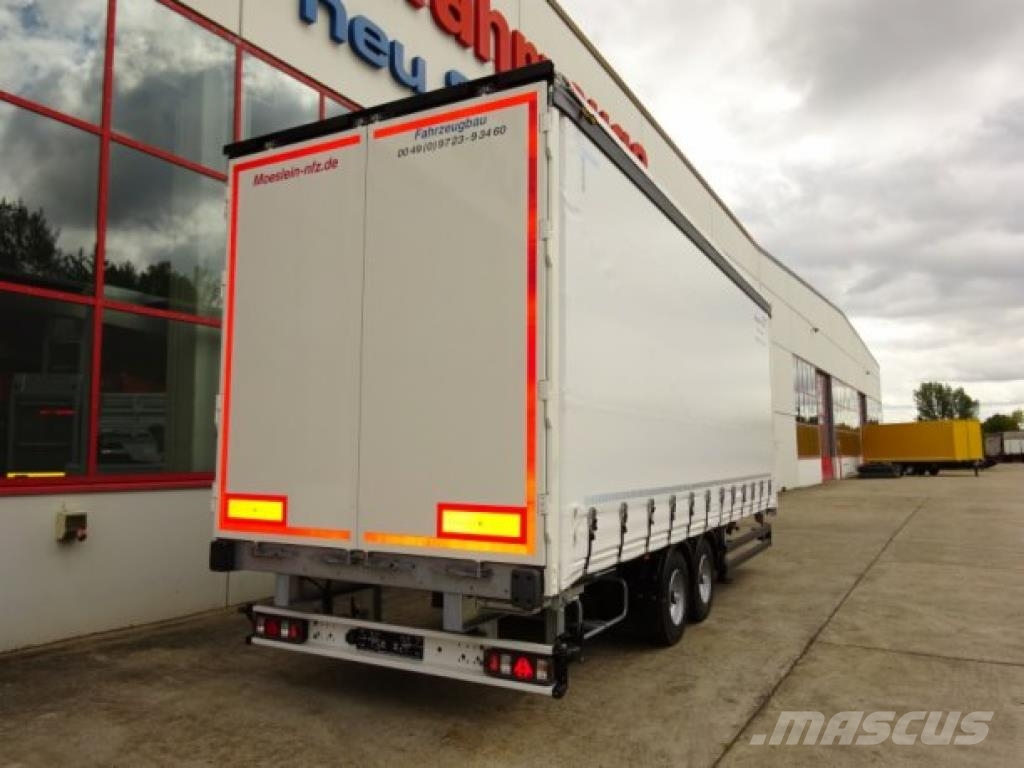 Möslein TPW 105 D Schwebheim Tandem- Planenanhänger Durch مقطورات بغطاء جانبي
