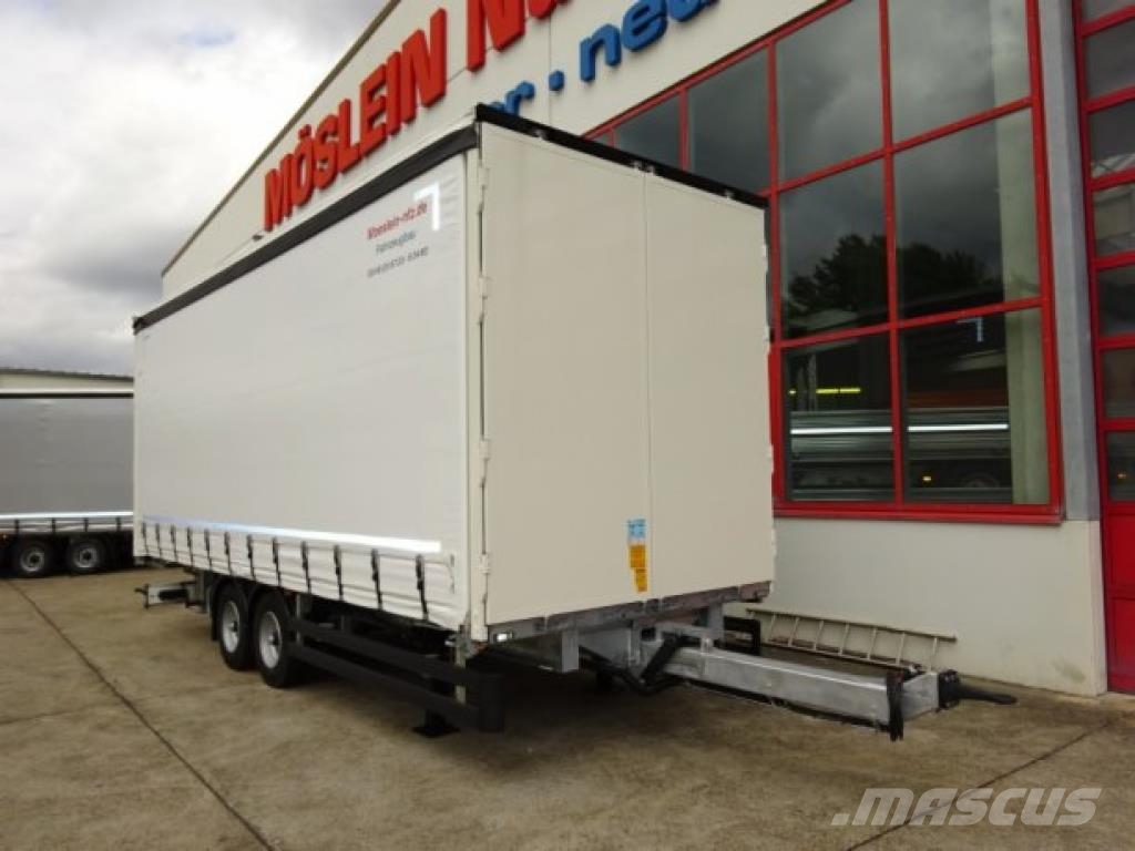 Möslein TPW 105 D Schwebheim Tandem- Planenanhänger Durch مقطورات بغطاء جانبي