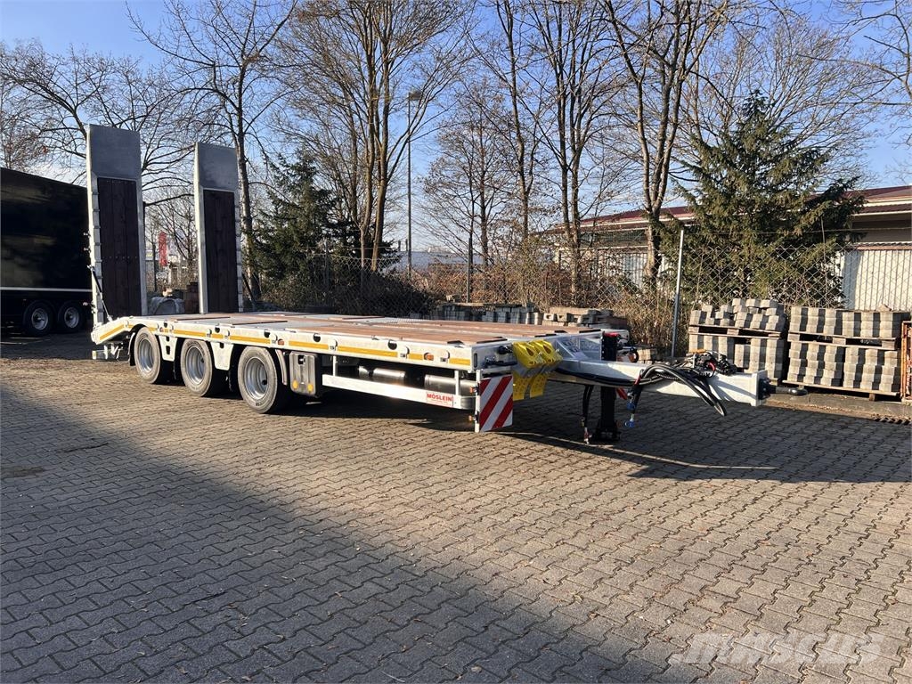 Möslein TT 34 Zugrohr Gerade 34 t GG Tridem- Tieflader 3 Mélybölcsős
