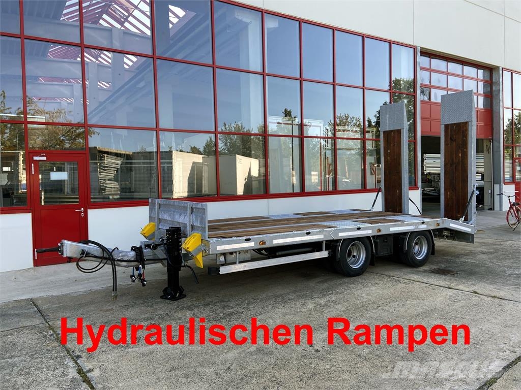 Möslein TT21-6,5 hydr 21 t Tandemtieflader, hydr. Rampen, Tieflader