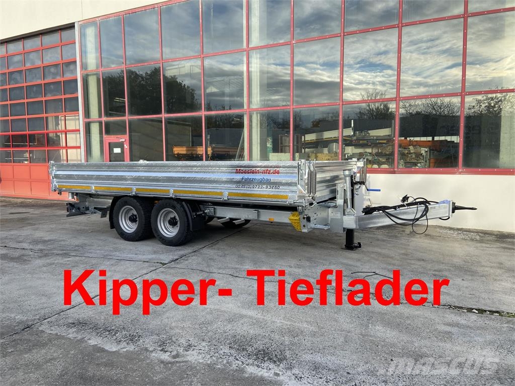 Möslein TTD 11 Breite Reifen 5,70 lang Kipper Tieflader, Bañeras