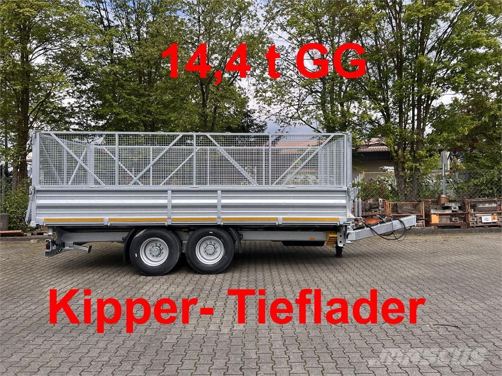 Möslein TTD 14 5,70 m 14 t Tandem- Kipper Tieflader 5,70 티퍼 트레일러