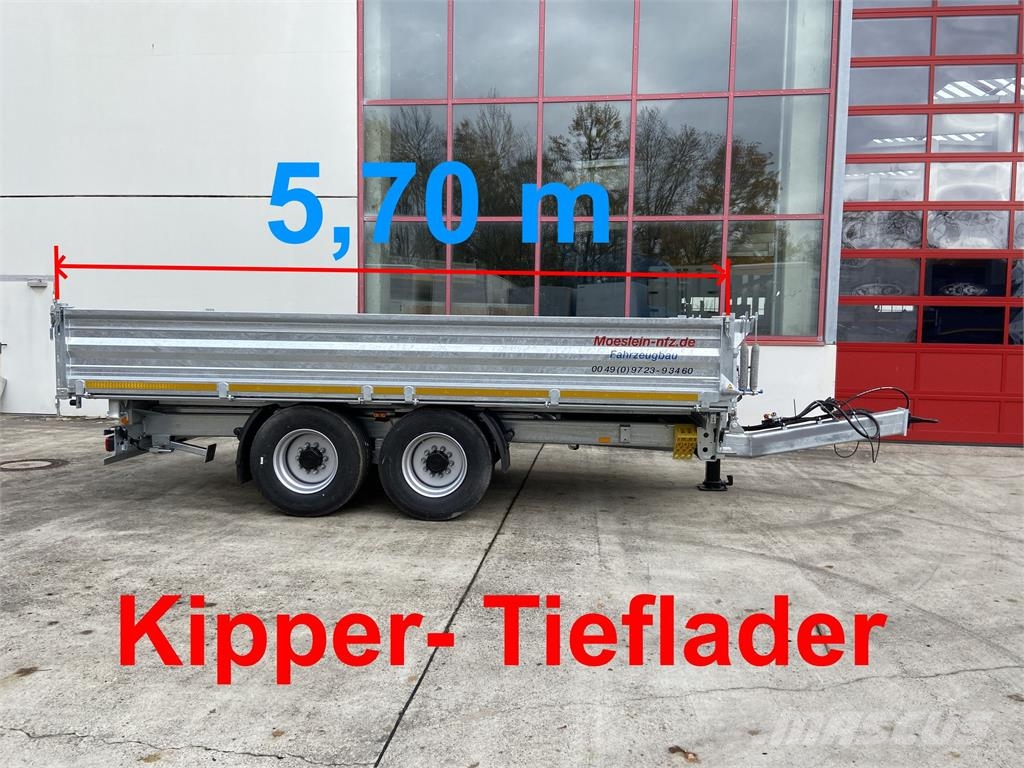Möslein TTD 14 5,70 m 14 t Tandem- Kipper Tieflader 5,70 Bañeras