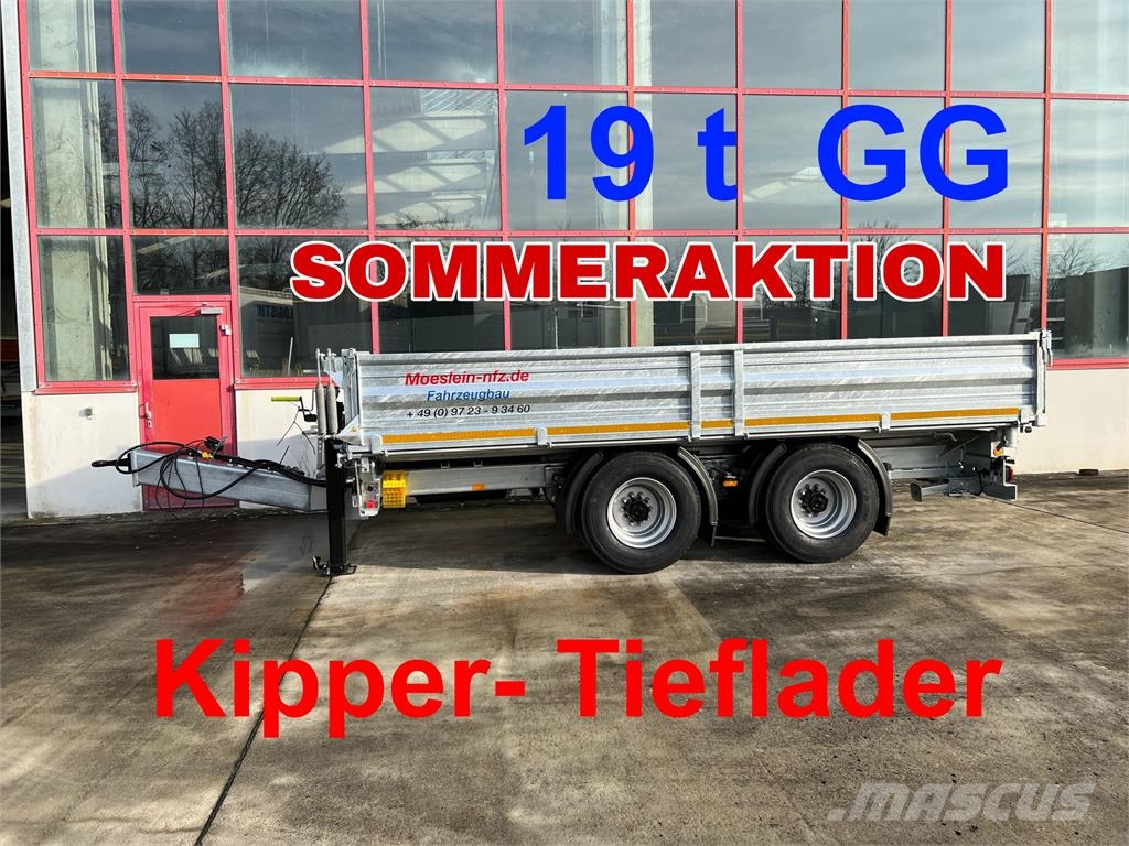 Möslein TTD 19 B 19 t Tandemkipper- Tieflader, Breitberei Bañeras