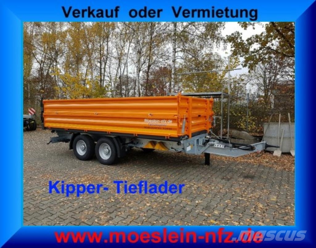 Möslein TTD11- BA Orange neuer Tandem 3- Seitenkipper Tie Самосвали