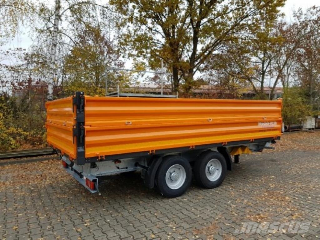 Möslein TTD13- BA Orange 13 t Tandem Kipper Tiefladermit  Самосвали