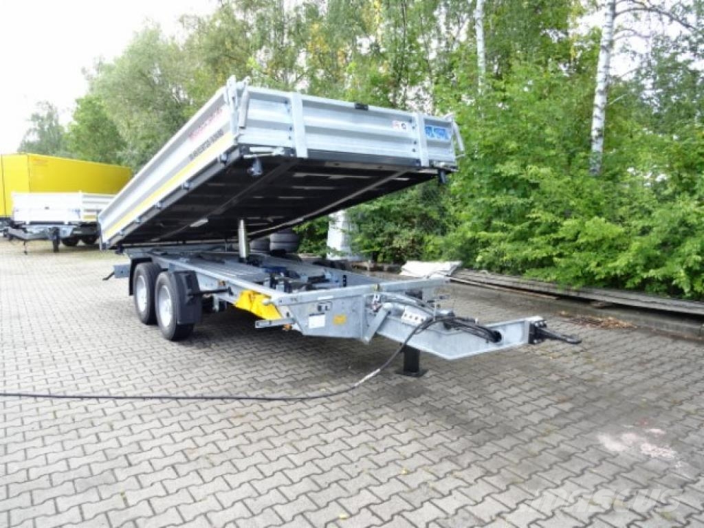 Möslein TTG 11 Verzinkt neuer Tandem 3- Seitenkipper Tief ダンプトレーラー