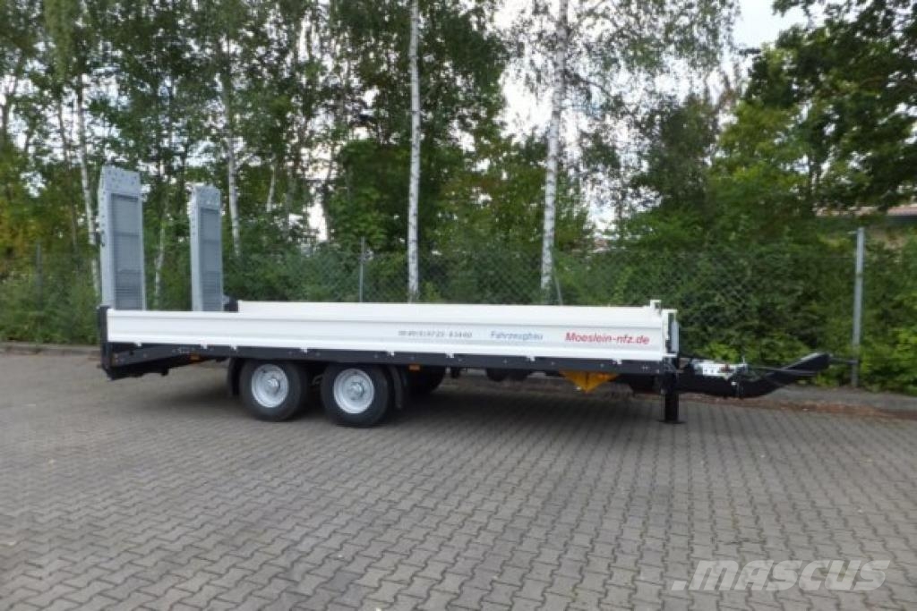 Möslein TTT 11- 6,28 Weiß Neuer Tandemtieflader ローローダー