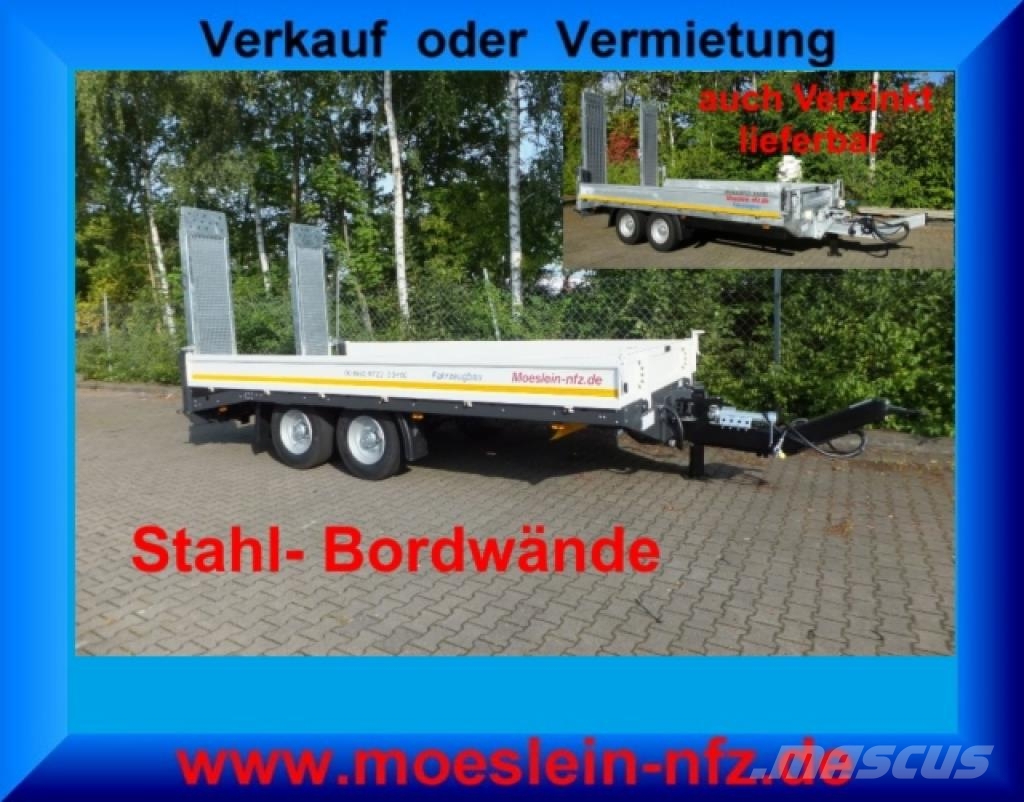 Möslein TTT 11- 6,28 Weiß Neuer Tandemtieflader ローローダー