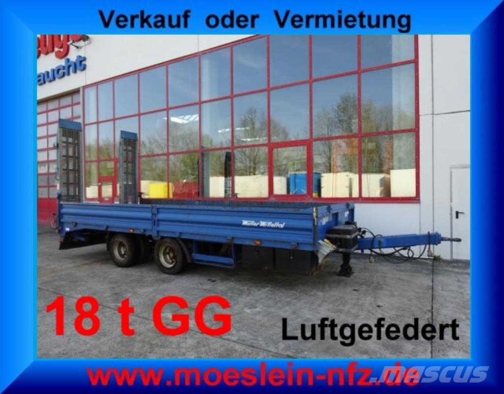 Müller Mitteltal ETUE-TA 18,0 18 t GG Tandemtieflader 平板拖车