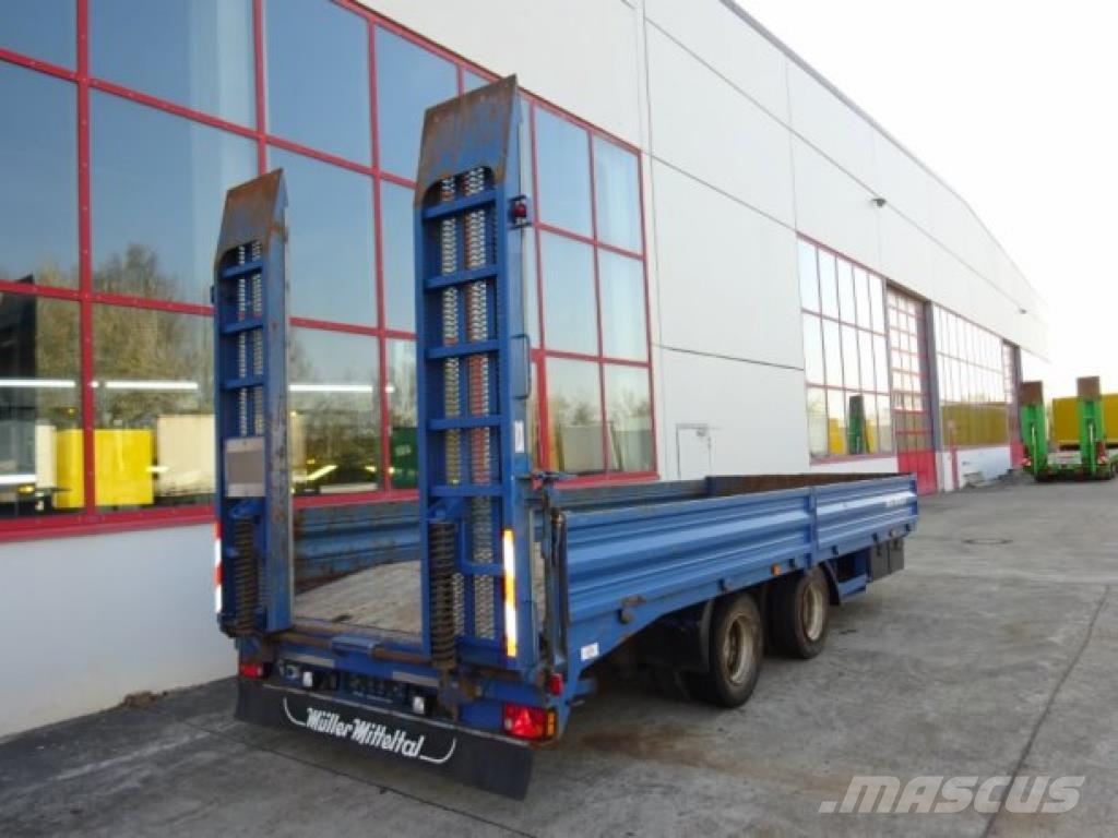 Müller Mitteltal ETUE-TA 18,0 18 t GG Tandemtieflader 平板拖车