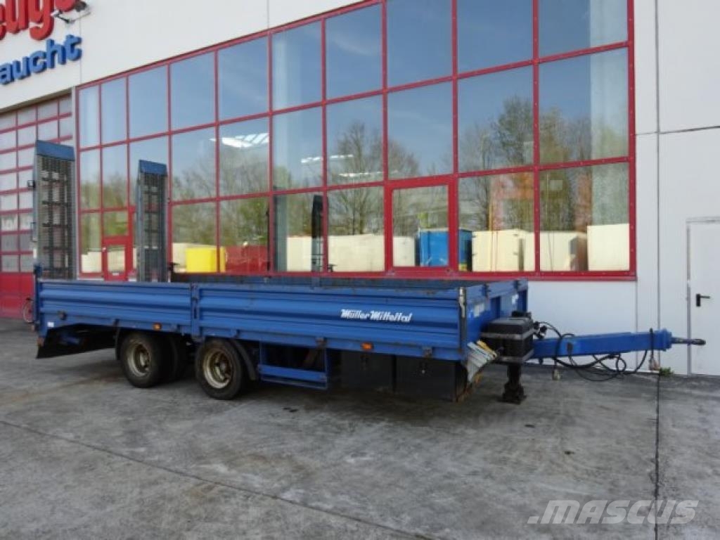 Müller Mitteltal ETUE-TA 18,0 18 t GG Tandemtieflader 平板拖车