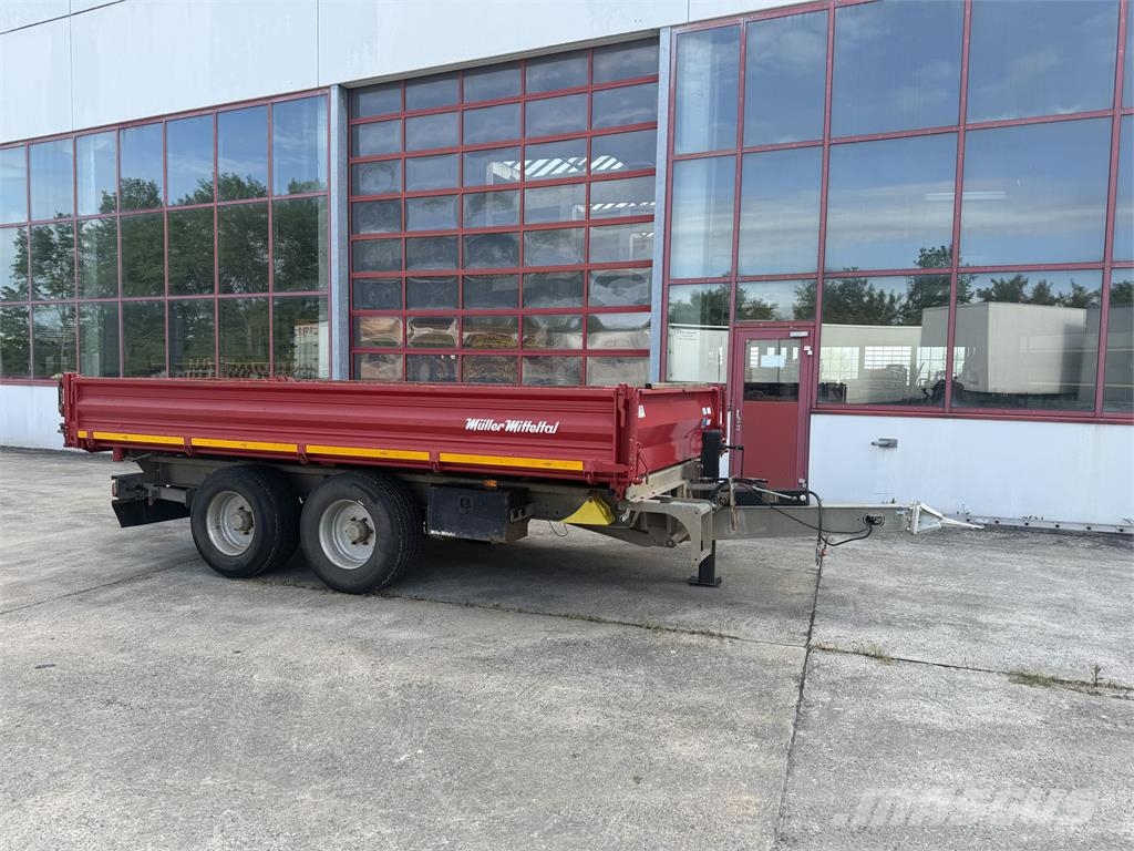 Müller Mitteltal KA-TA 14,4 t Tandemkipper- Tieflader, B مقطورات قلابة