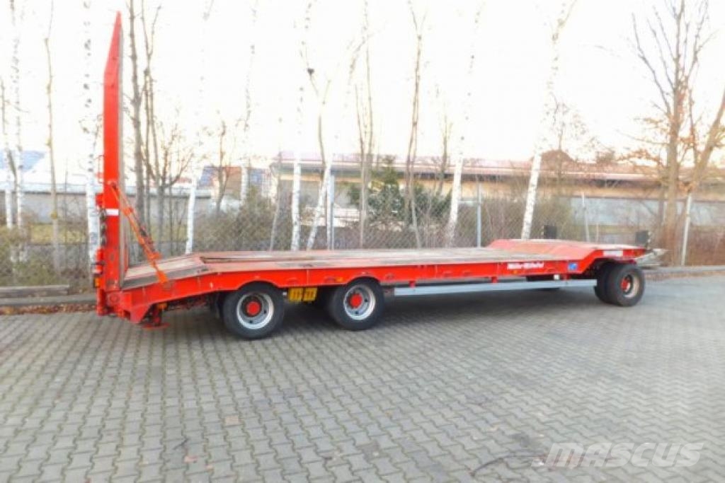 Müller Mitteltal T 3 3 Achs Tieflader- Anhänger 平板拖车