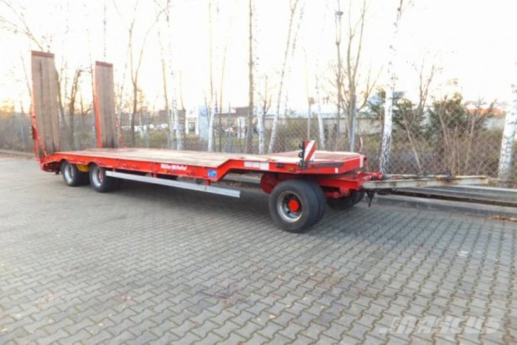Müller Mitteltal T 3 3 Achs Tieflader- Anhänger 平板拖车