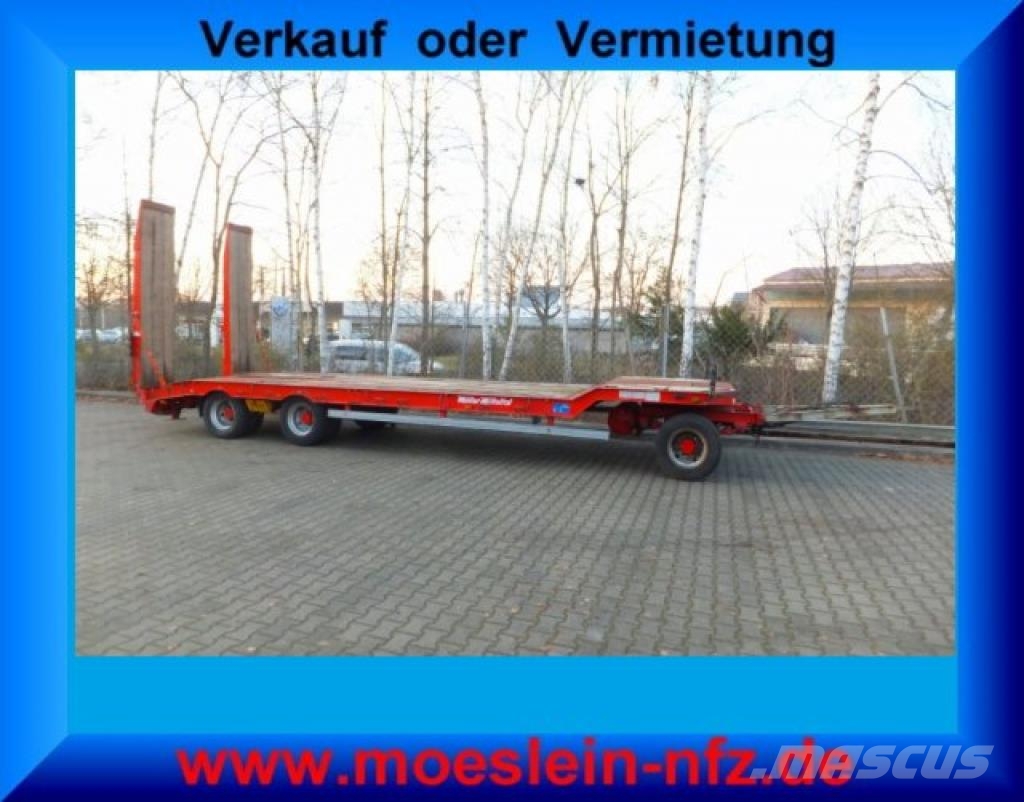 Müller Mitteltal T 3 3 Achs Tieflader- Anhänger 平板拖车