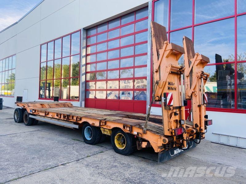 Müller Mitteltal T4 Kompakt 40,0 4 Achs Tieflader- Anhän 平板拖车