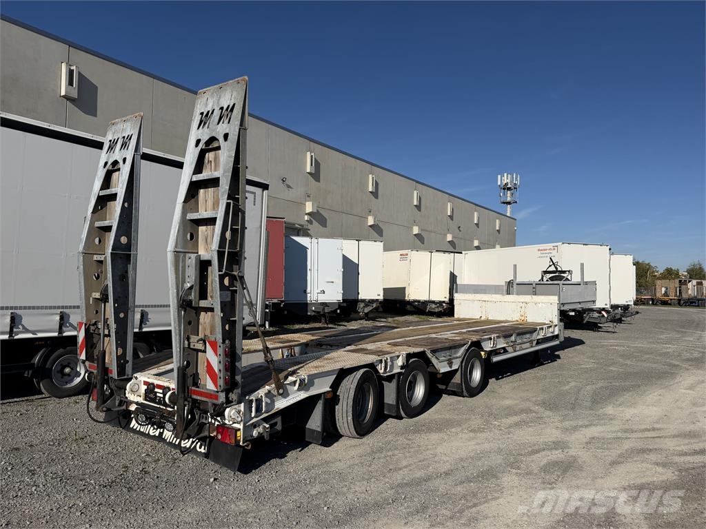 Müller Mitteltal TS 3 RM 30,0 3 Achs Satteltieflader Ra Nizko noseče polprikolice