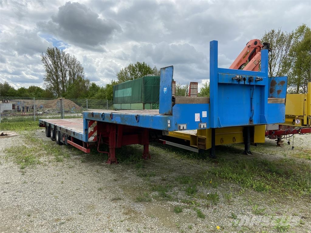 STP 3 Achs Satteltieflader Platofür Fertigteile oder B Tieflader-Auflieger