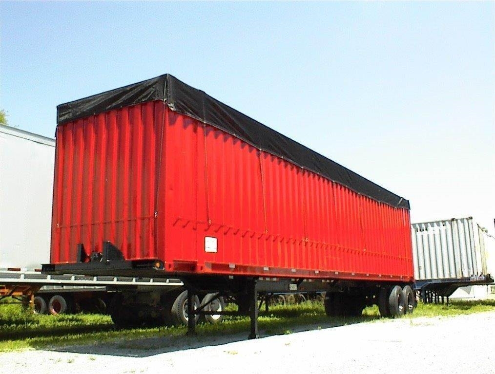 Custom Built CHIP VAN TRAILER, 1995, WAVERLY, Tennessee, 미국 - 익숙한 우드칩 ...