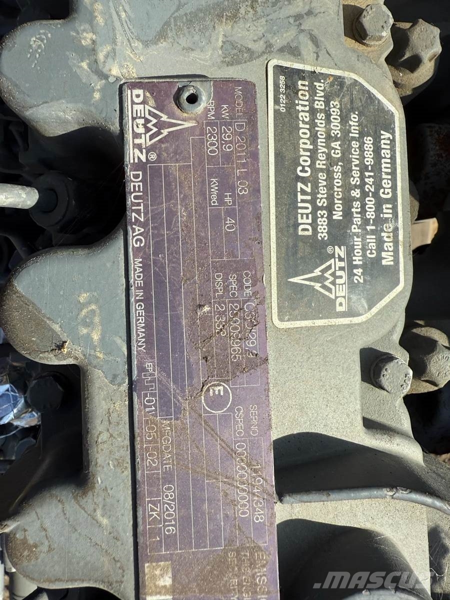 Deutz D2011L03 Mootorid