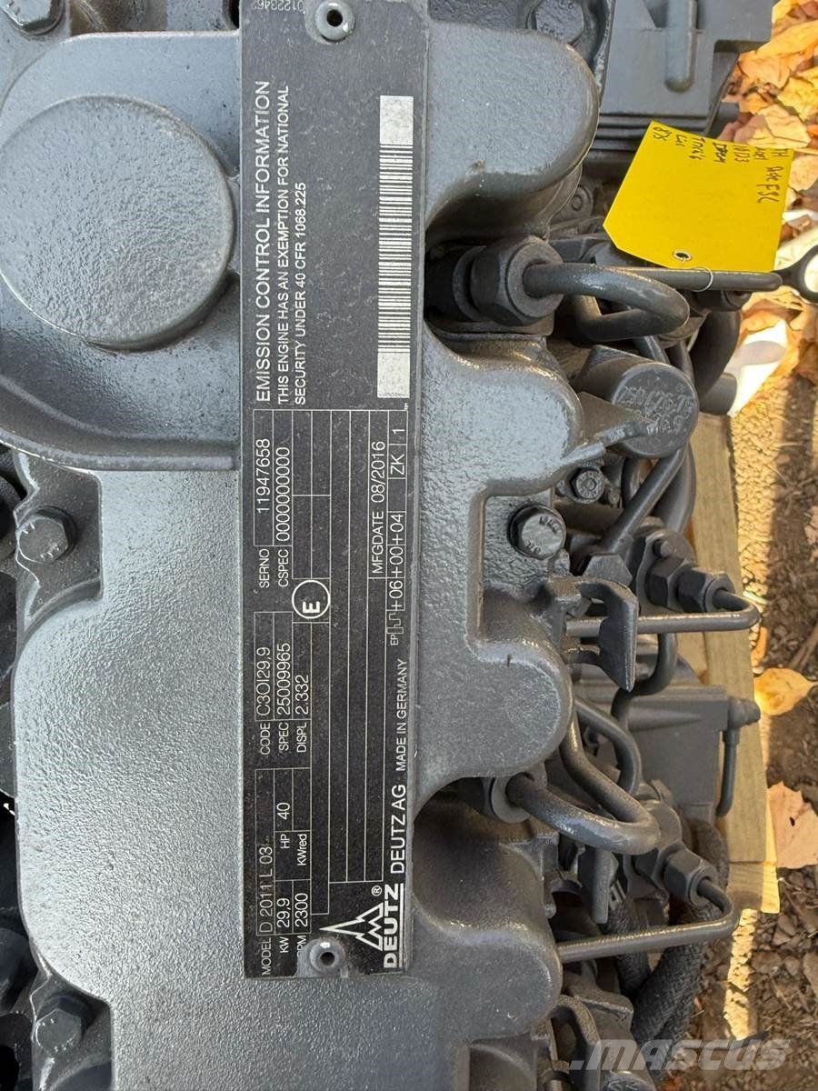 Deutz D2011L03 Mootorid