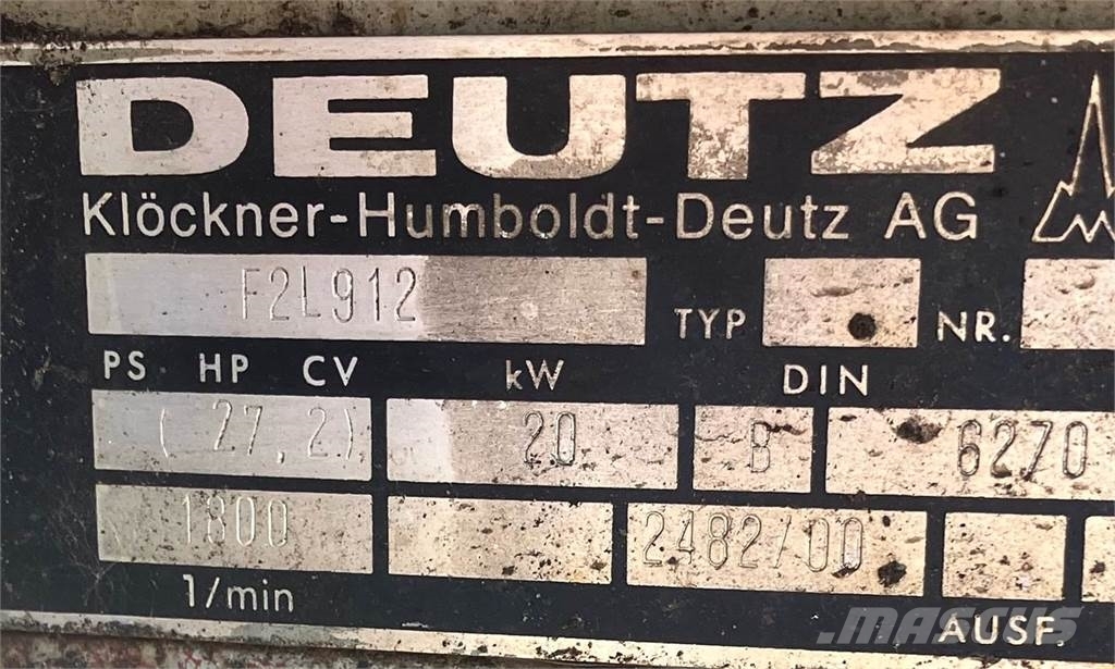 Deutz F2L912 Mootorid