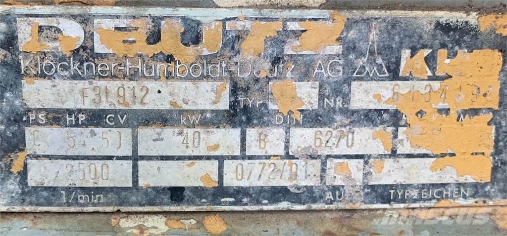 Deutz F3L912 Mootorid